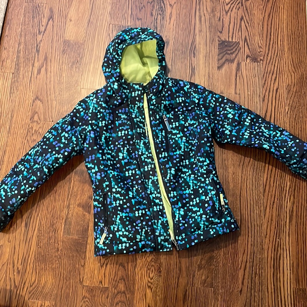 Girls champion ski jacket medium size 7-8